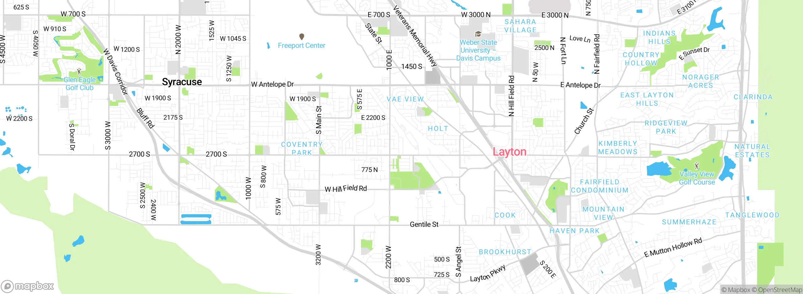 Map showing approximate location