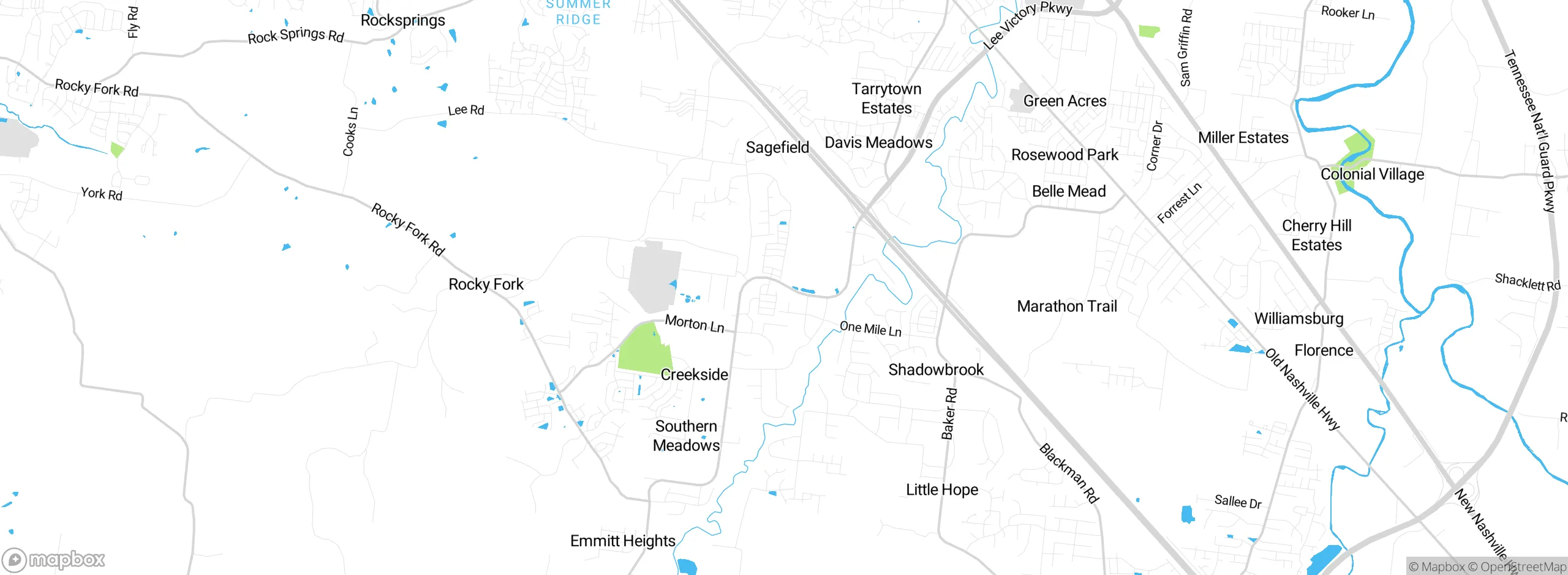Map showing approximate location