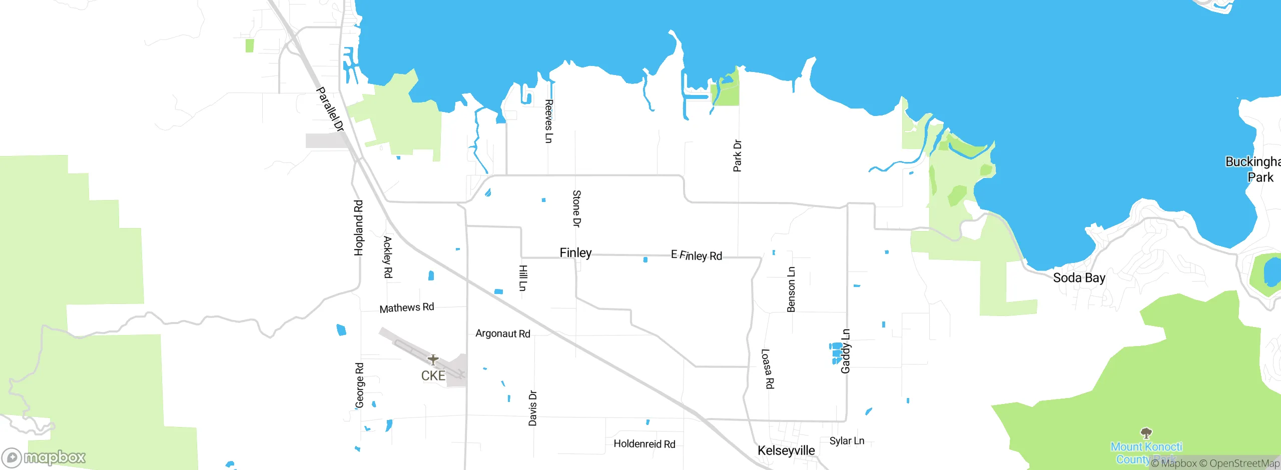 Map showing approximate location