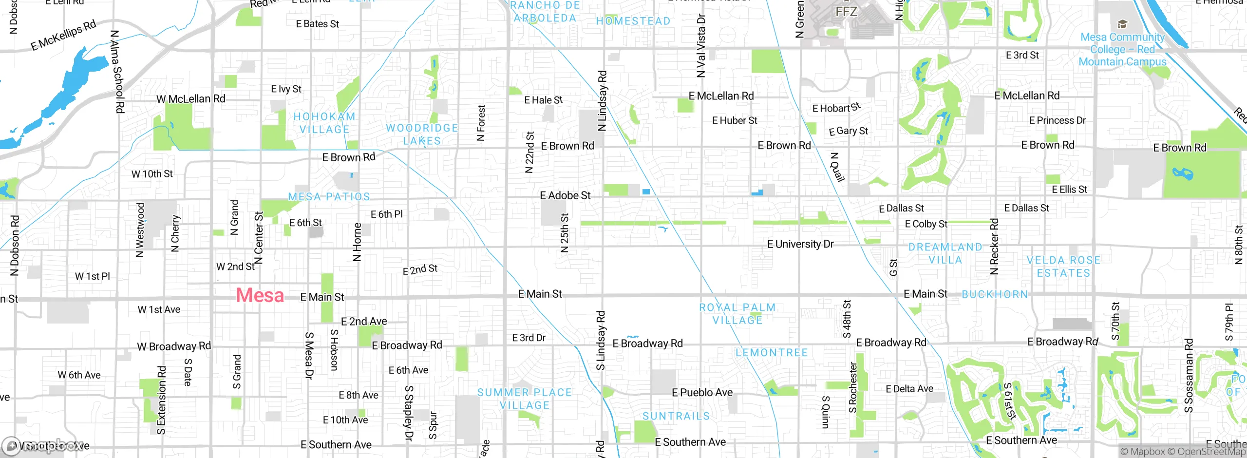 Map showing approximate location