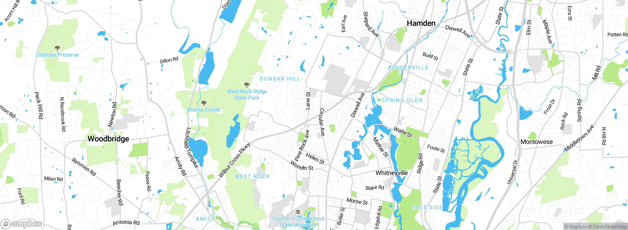 Map showing approximate location