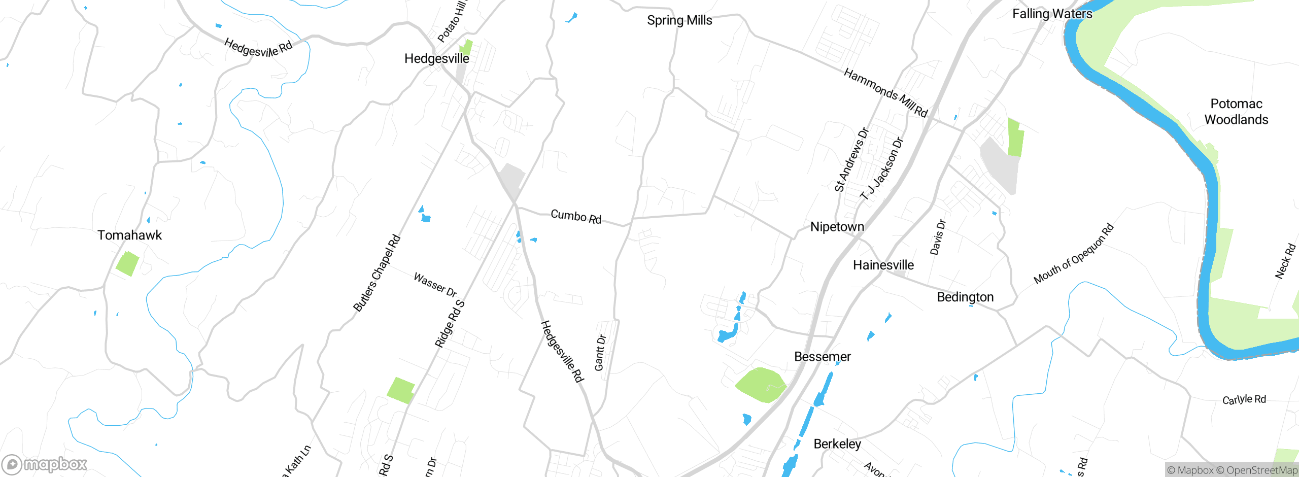 Map showing approximate location