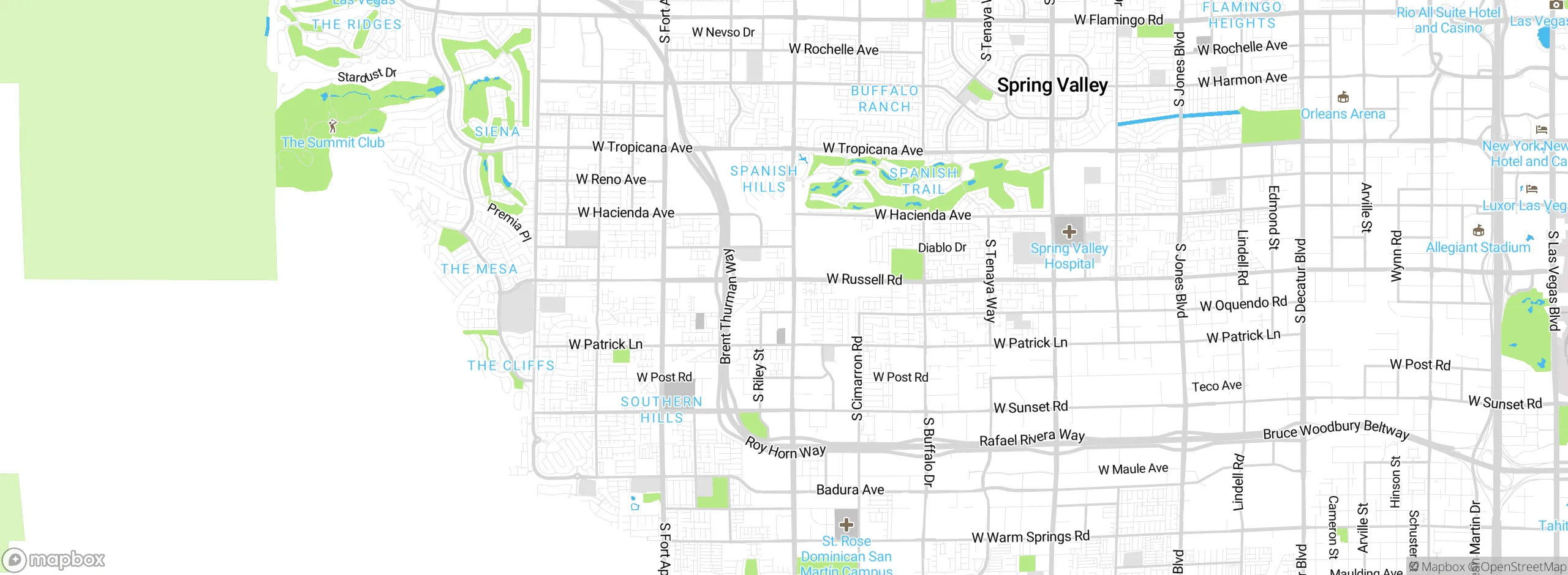 Map showing approximate location