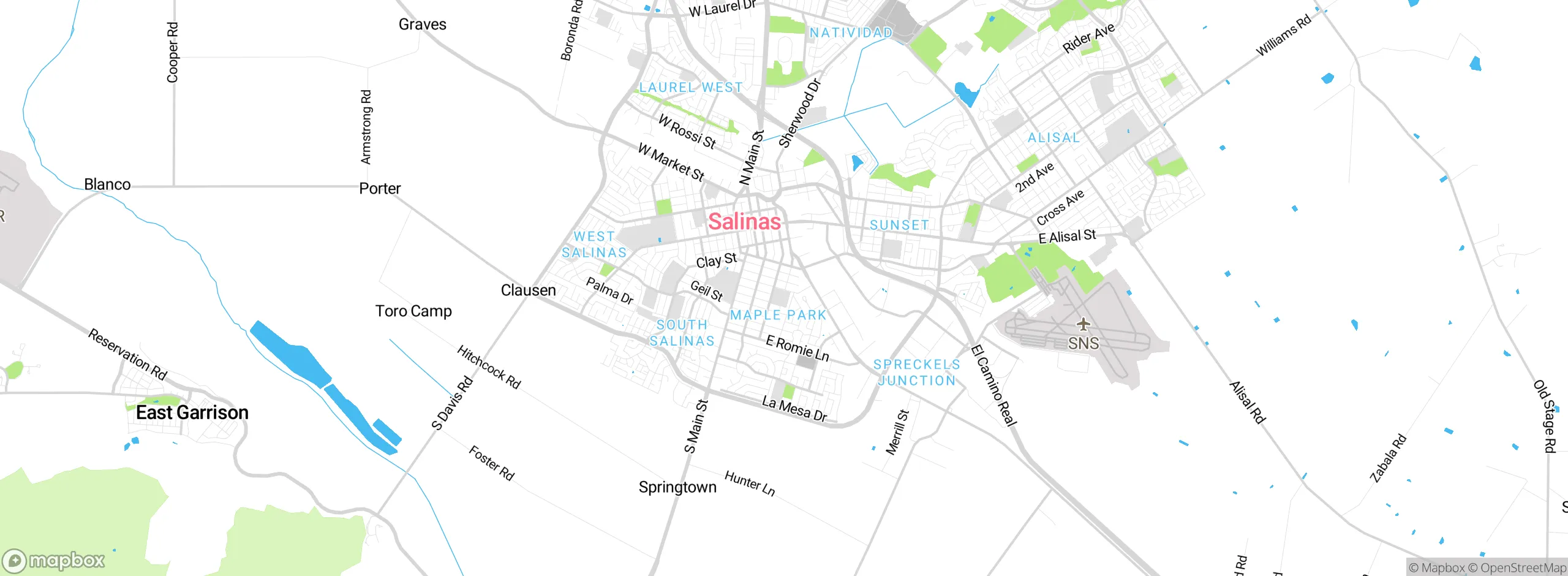 Map showing approximate location