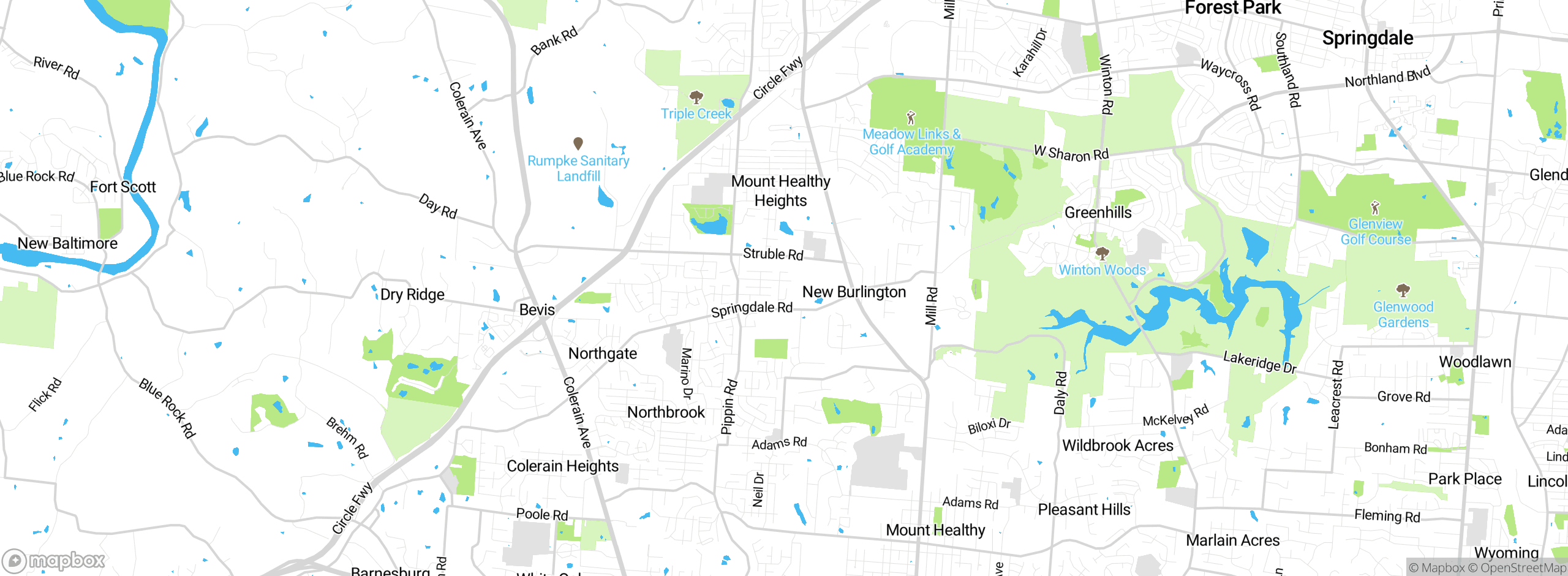 Map showing approximate location