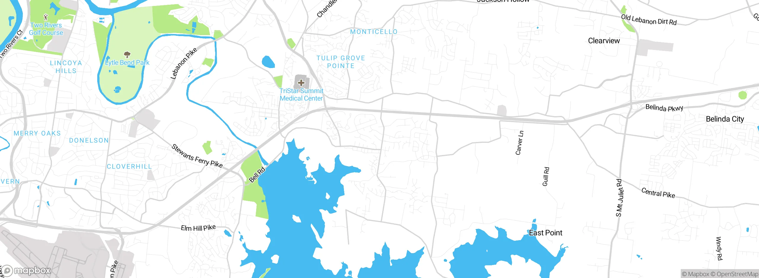 Map showing approximate location