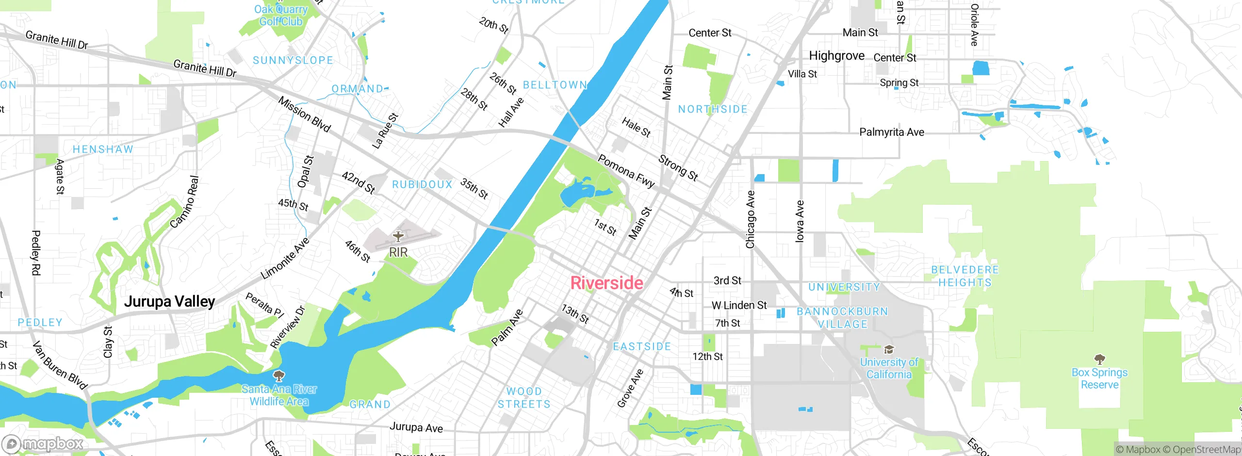 Map showing approximate location