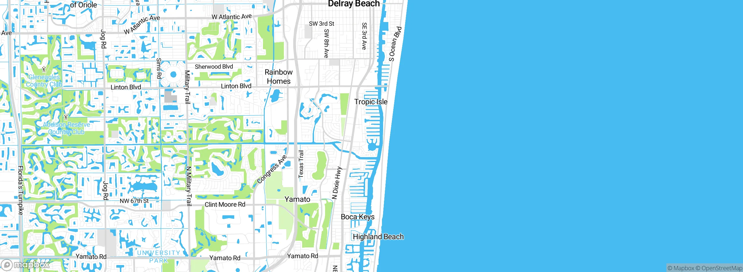 Map showing approximate location