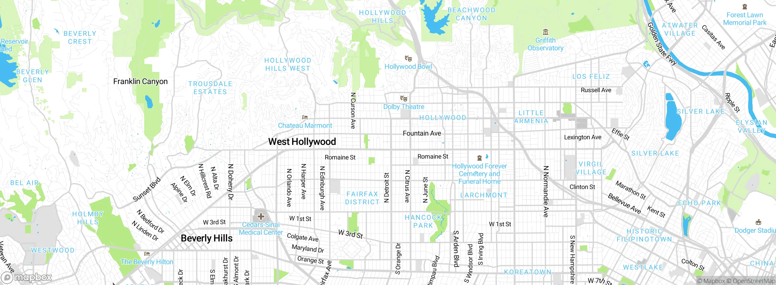 Map showing approximate location