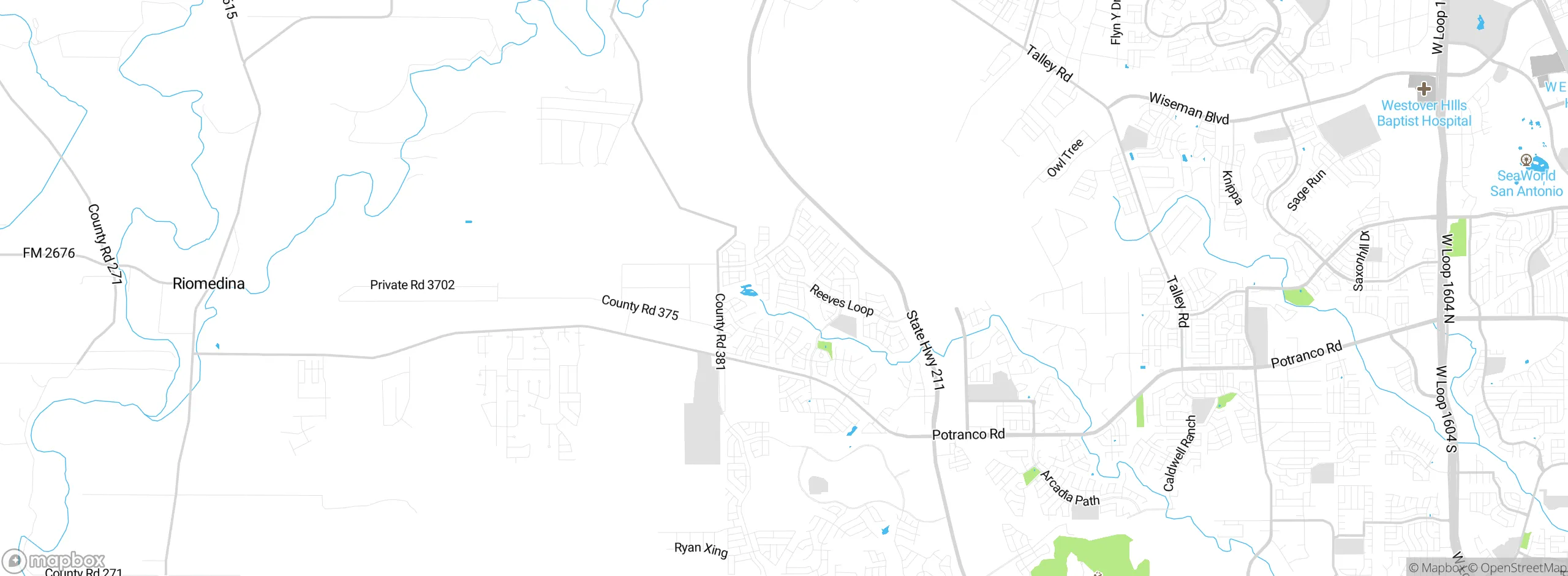 Map showing approximate location