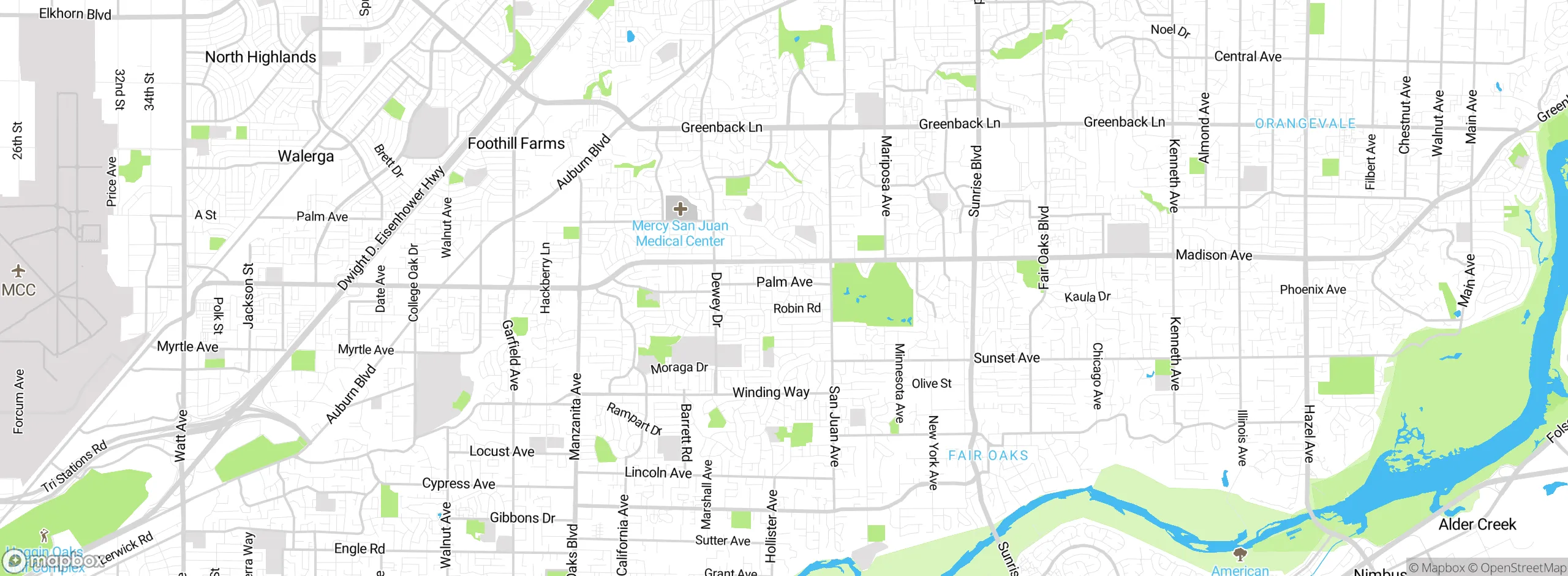 Map showing approximate location