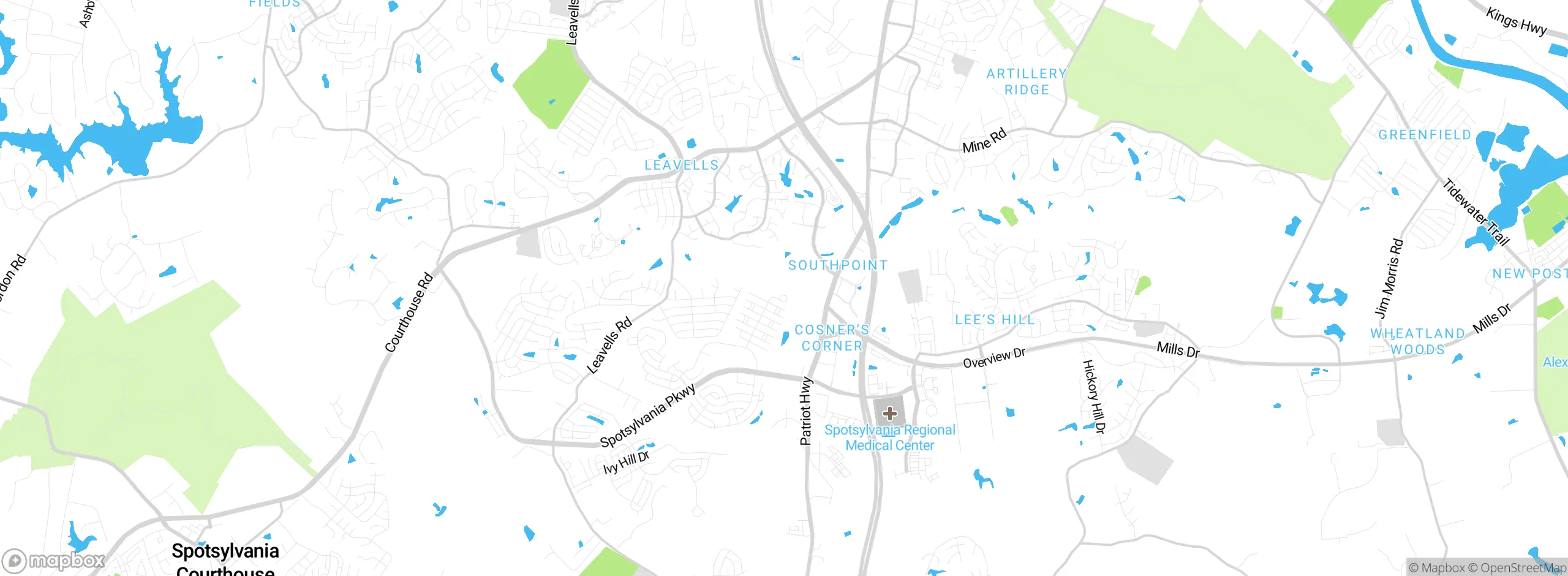 Map showing approximate location