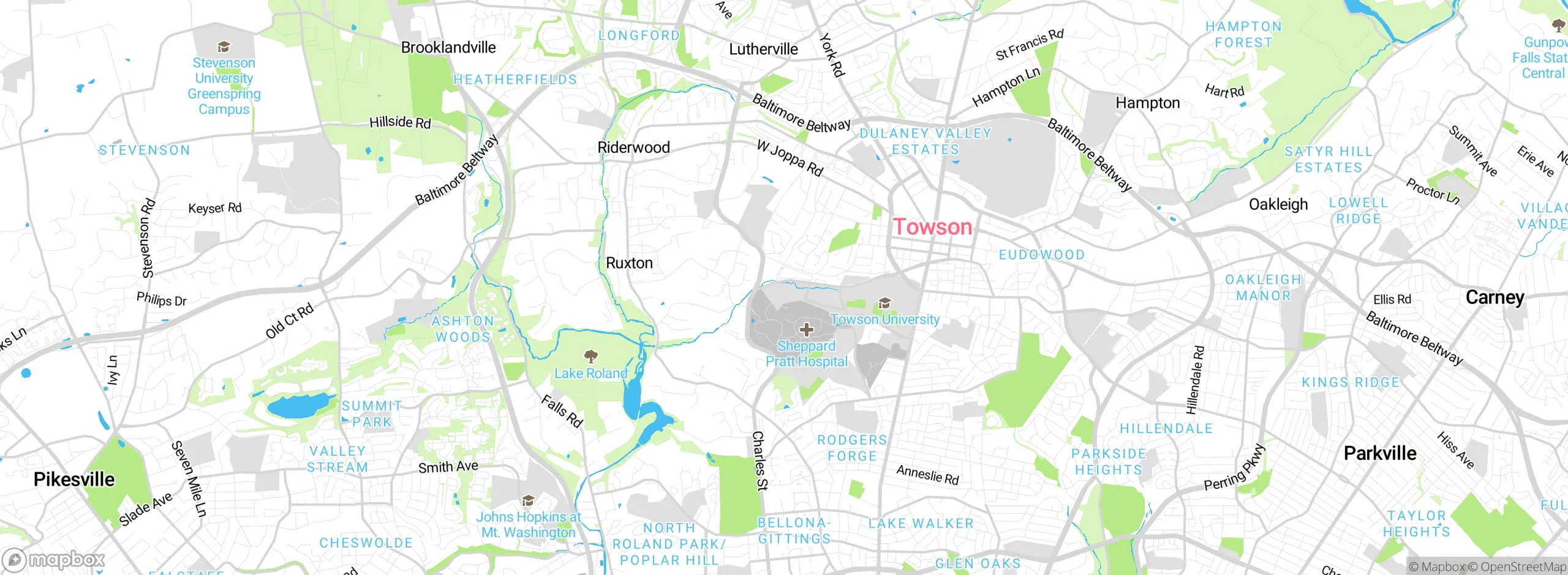 Map showing approximate location