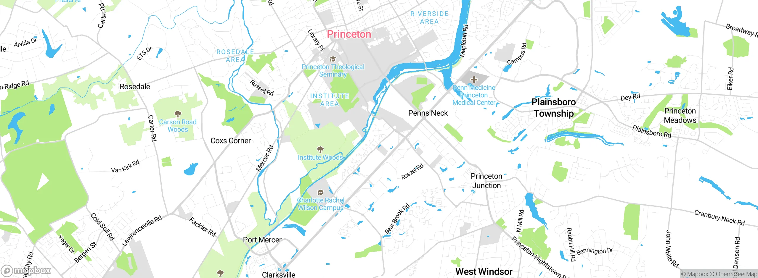 Map showing approximate location