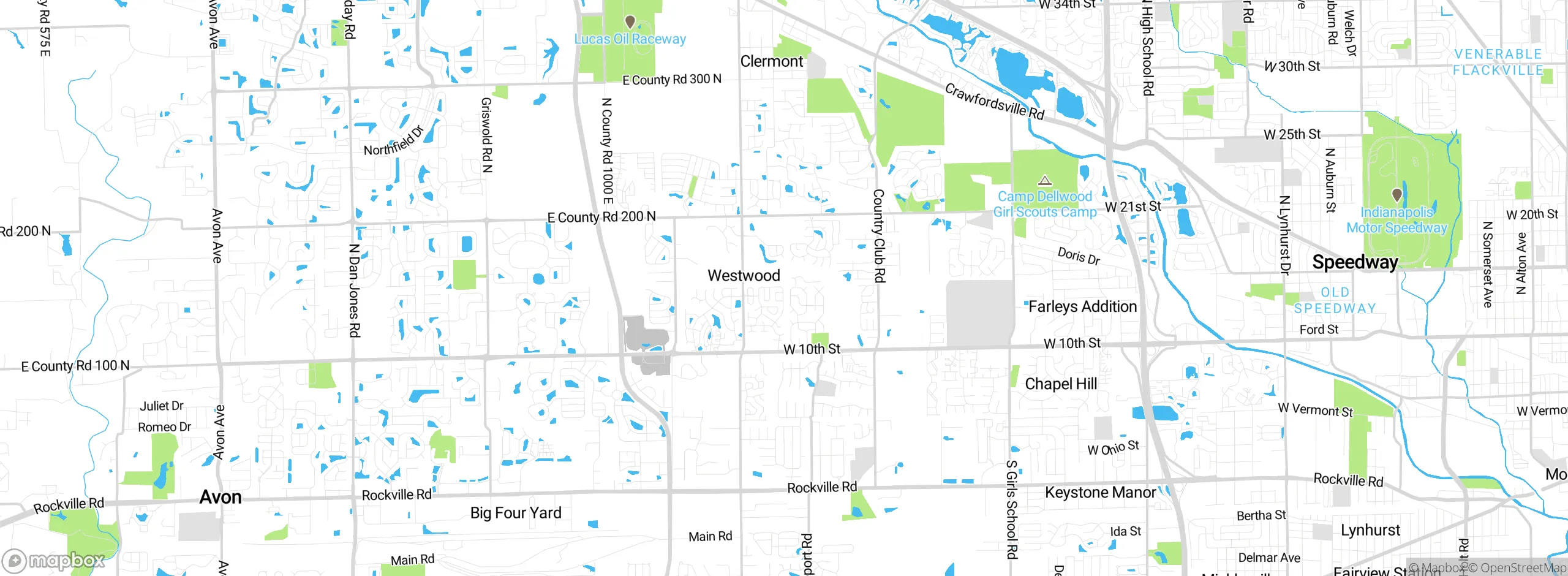 Map showing approximate location