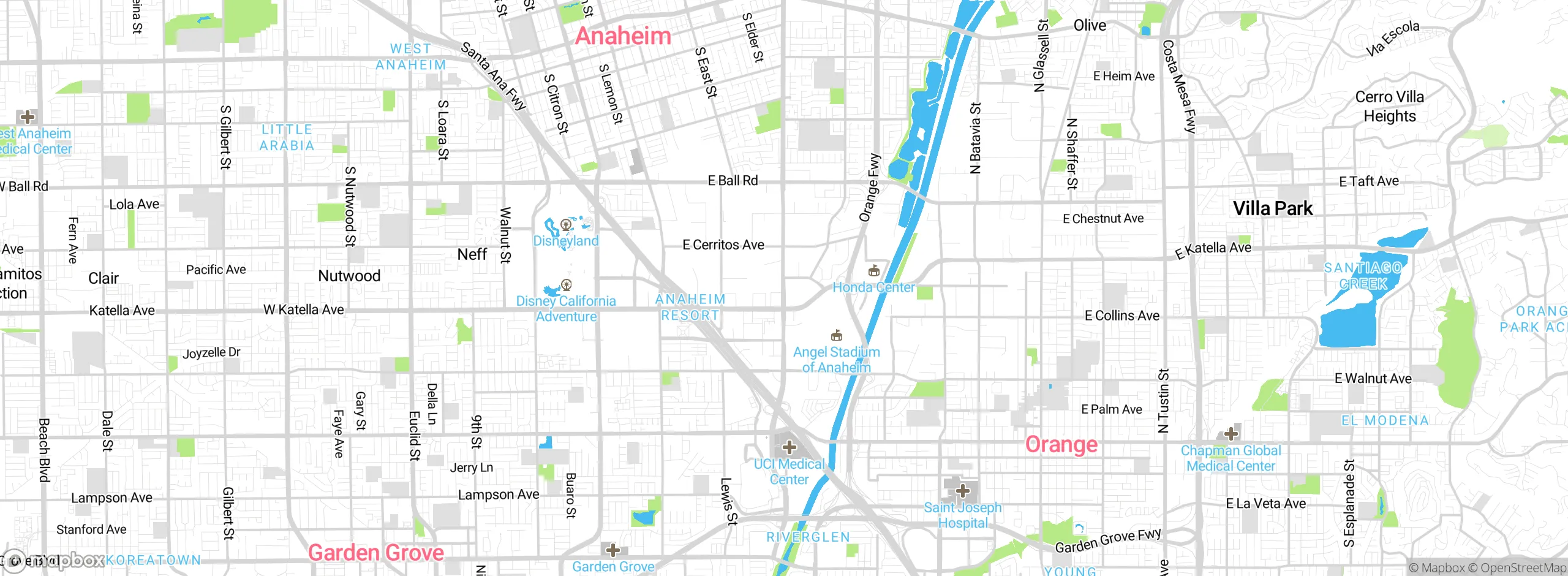 Map showing approximate location