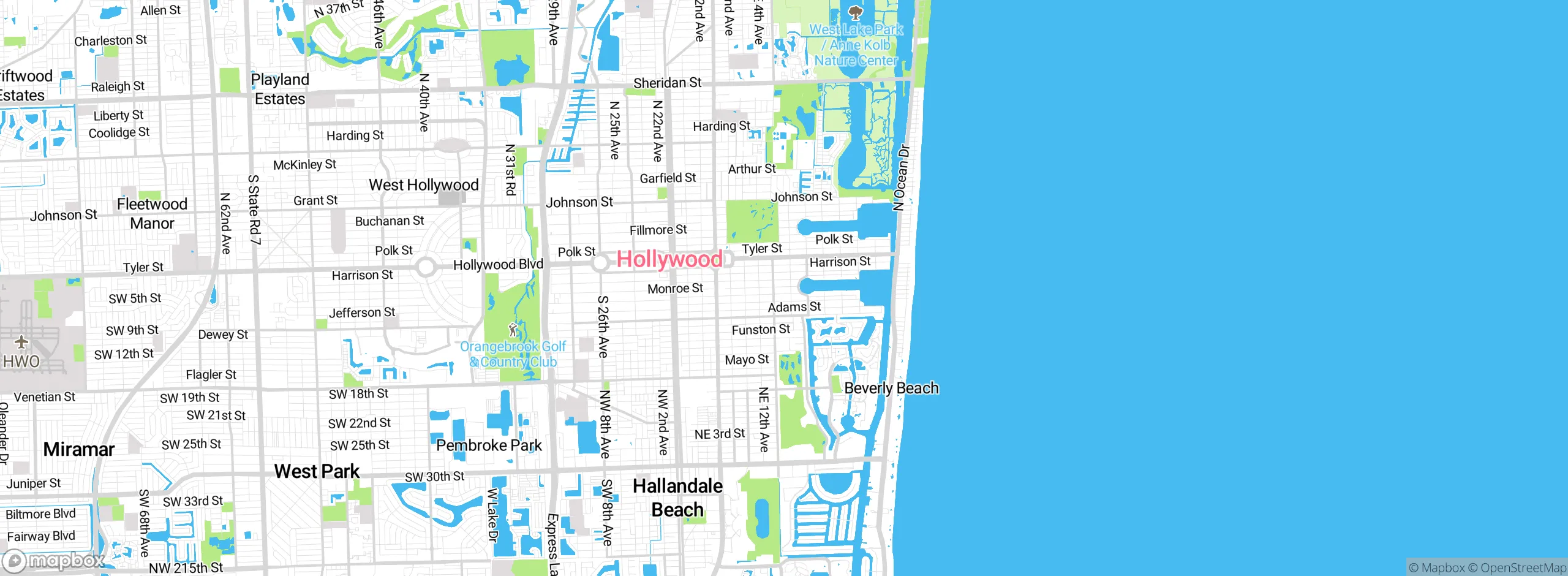 Map showing approximate location