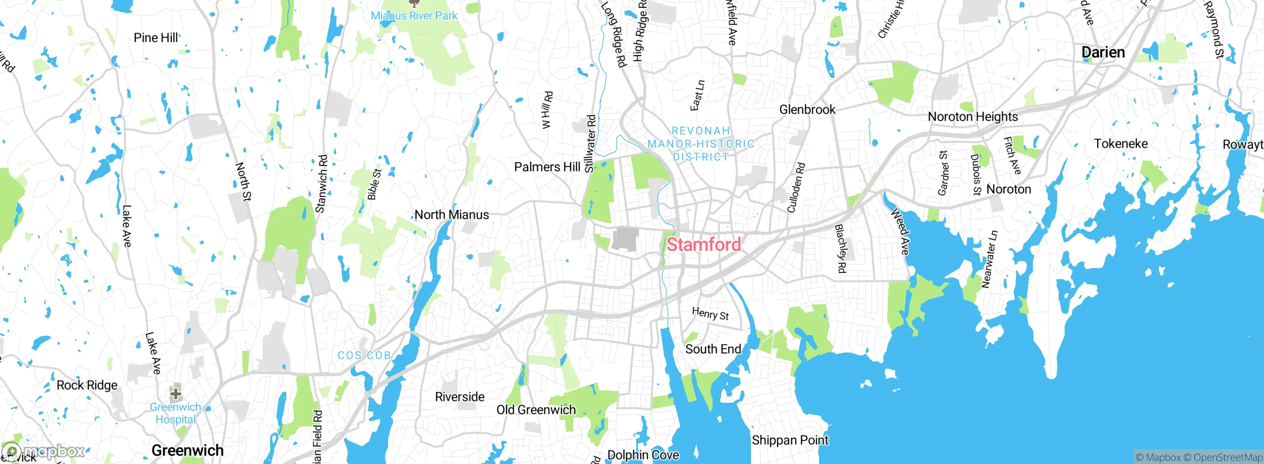 Map showing approximate location