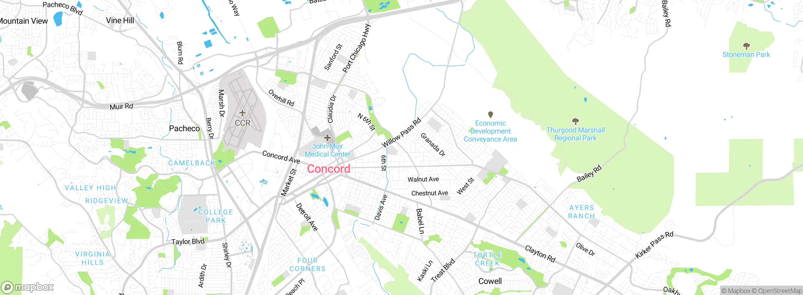 Map showing approximate location