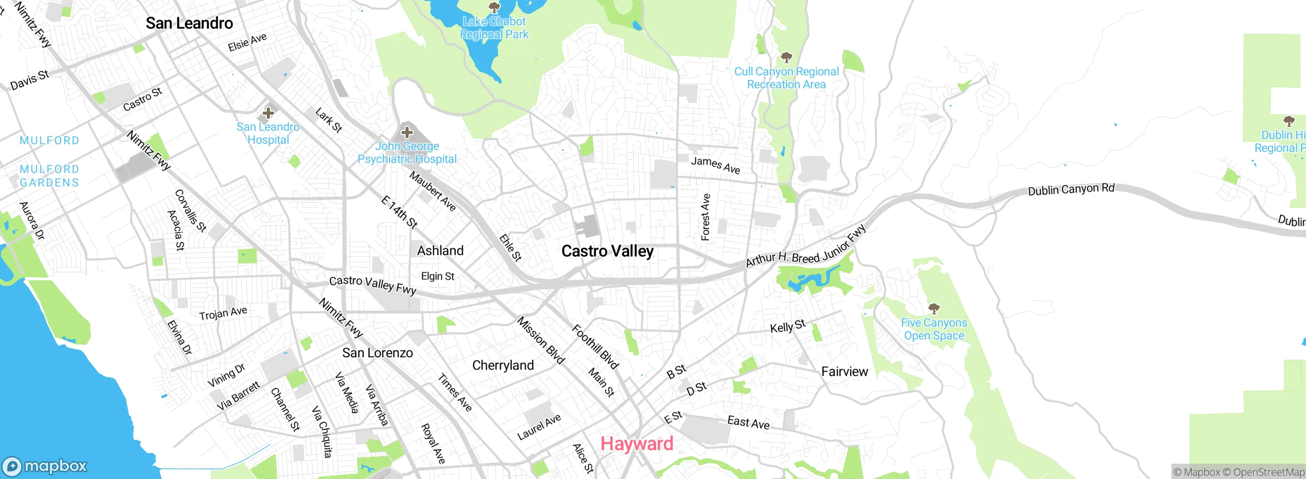 Map showing approximate location