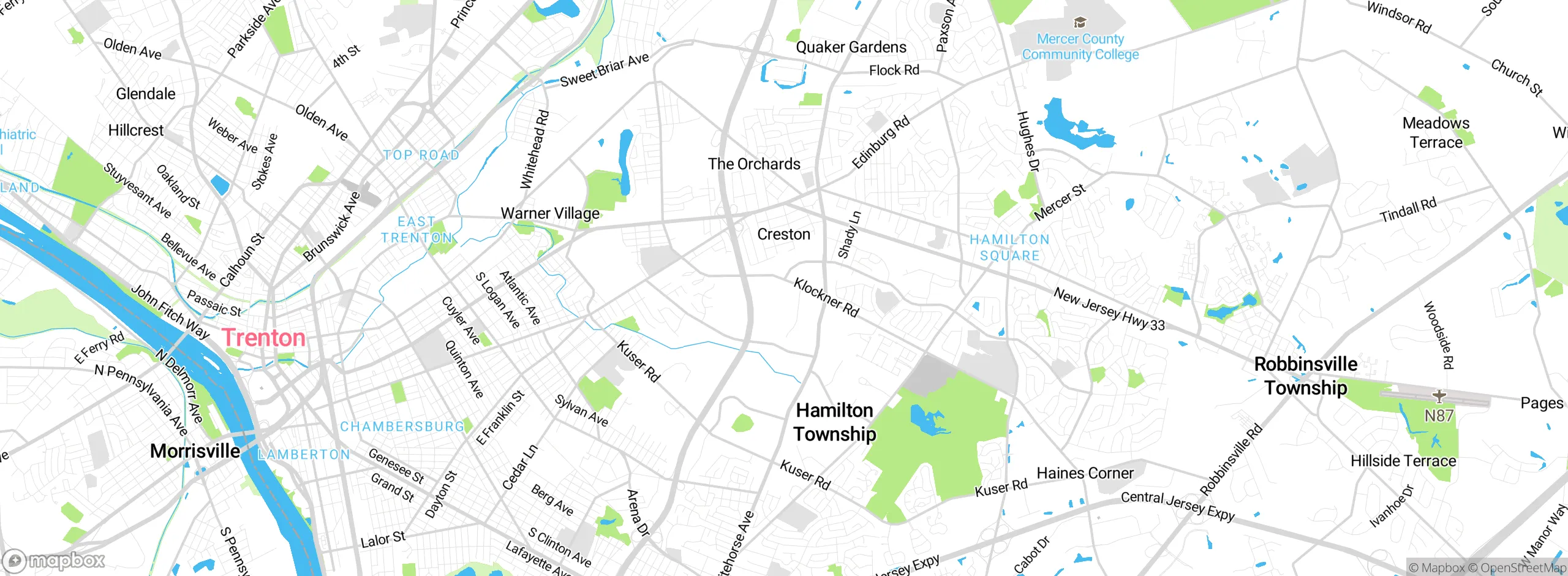 Map showing approximate location