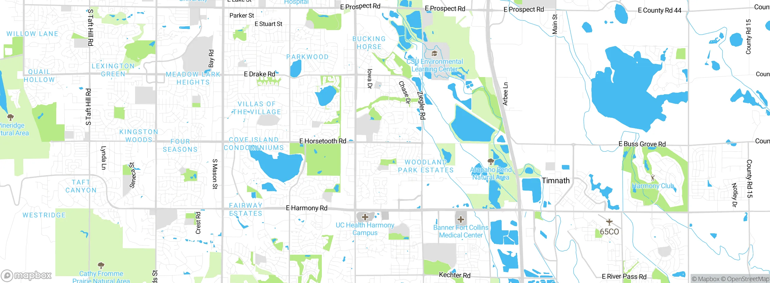 Map showing approximate location