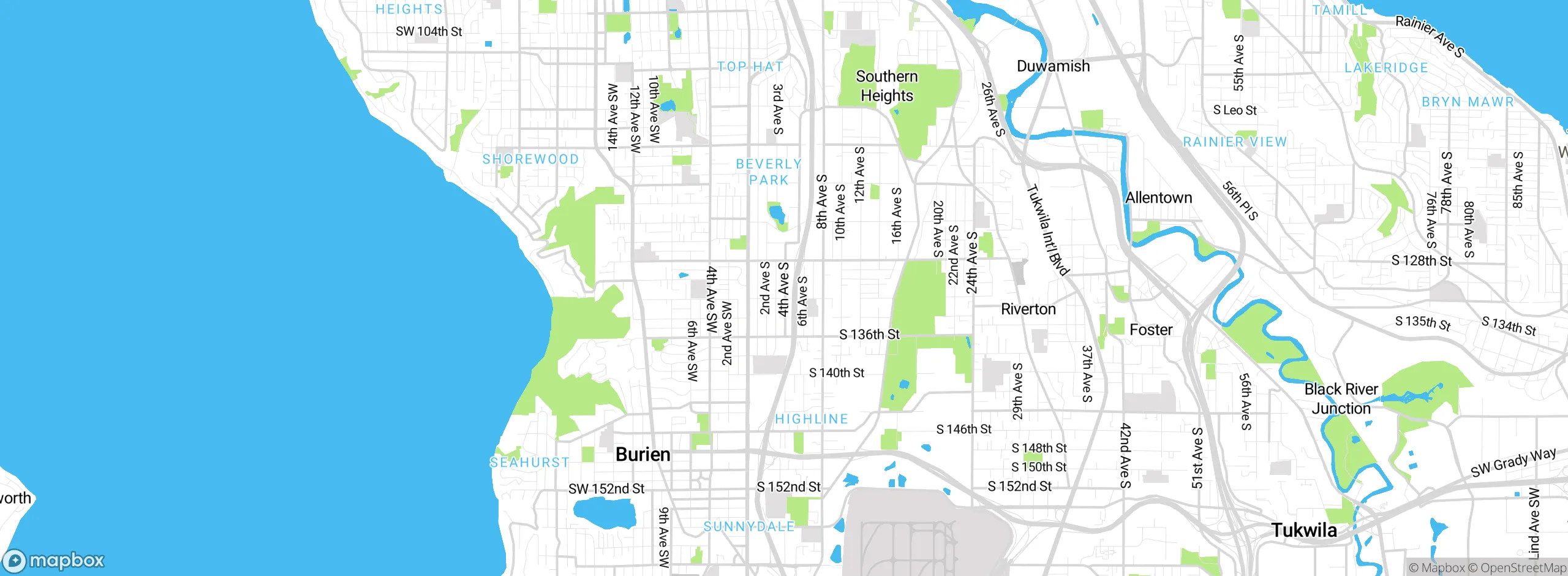 Map showing approximate location
