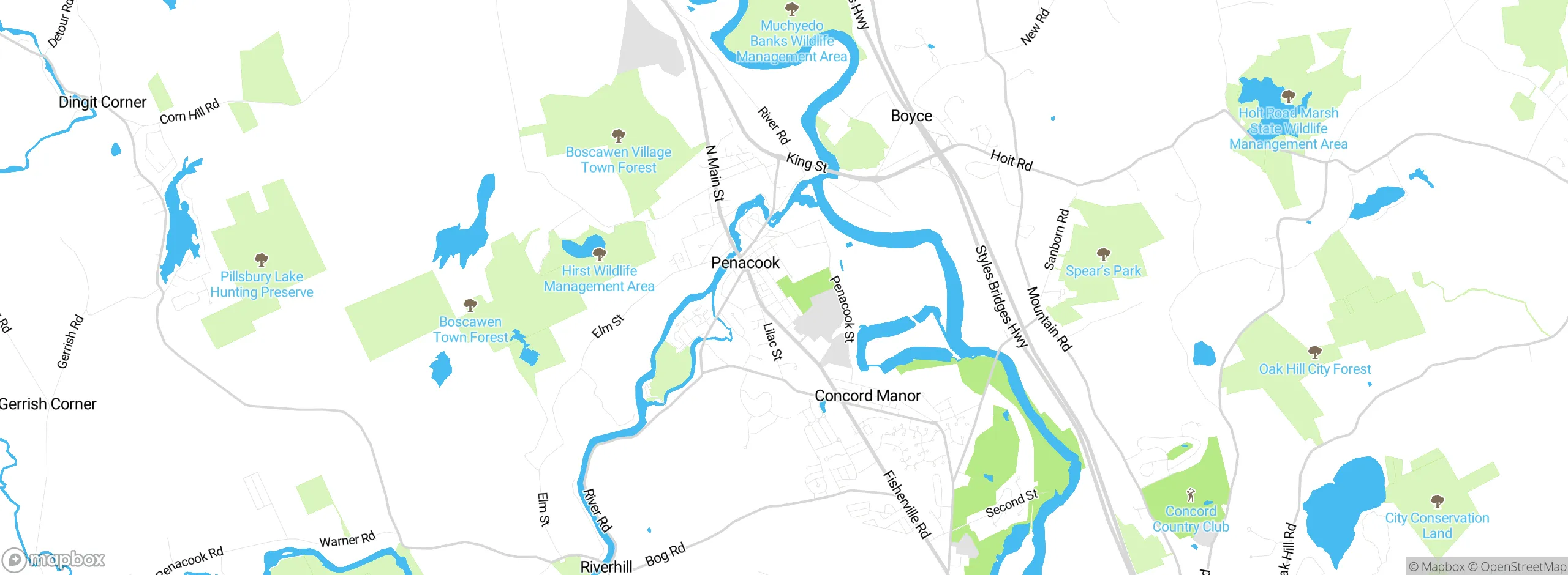 Map showing approximate location