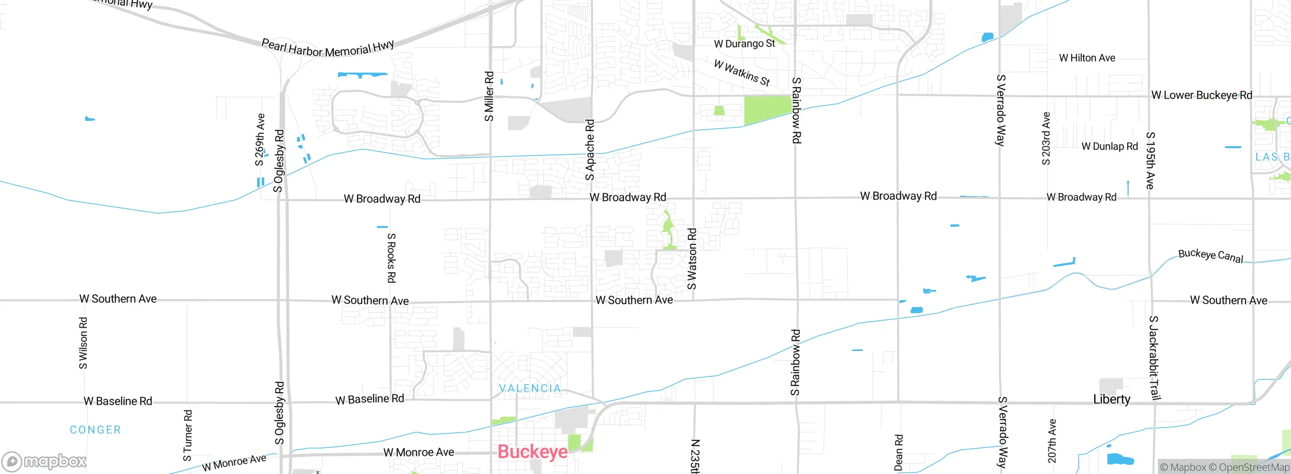 Map showing approximate location