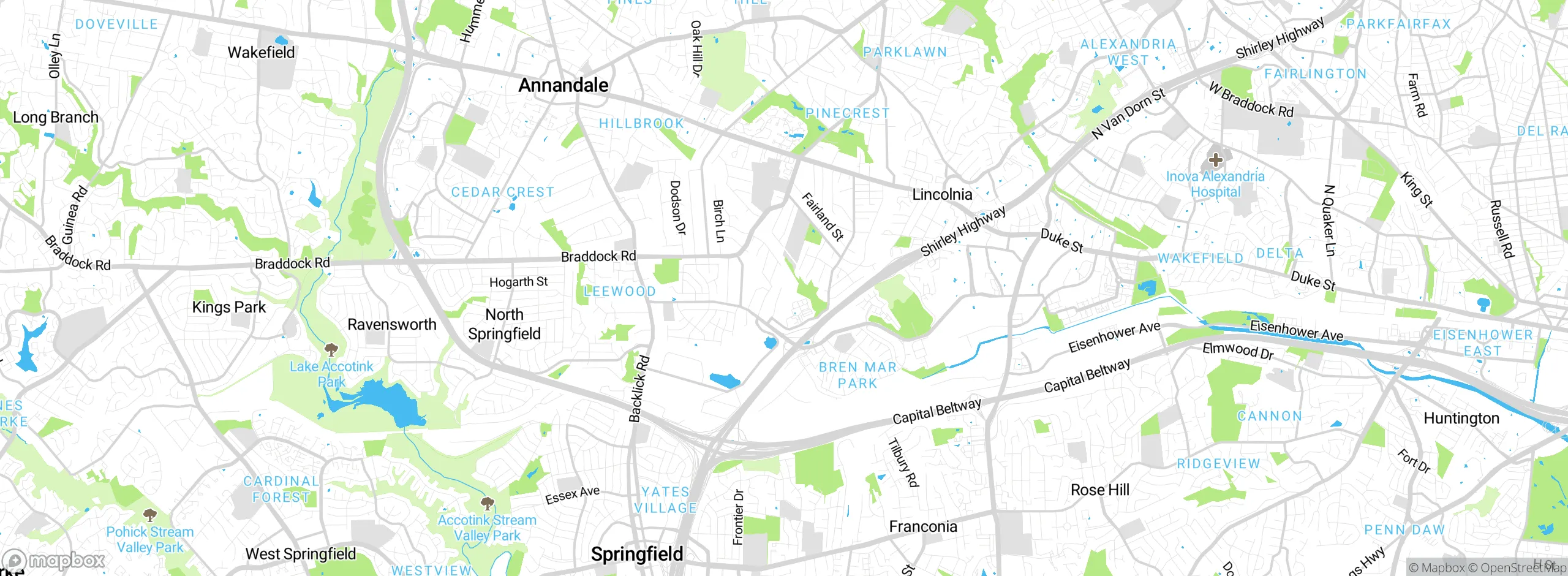 Map showing approximate location