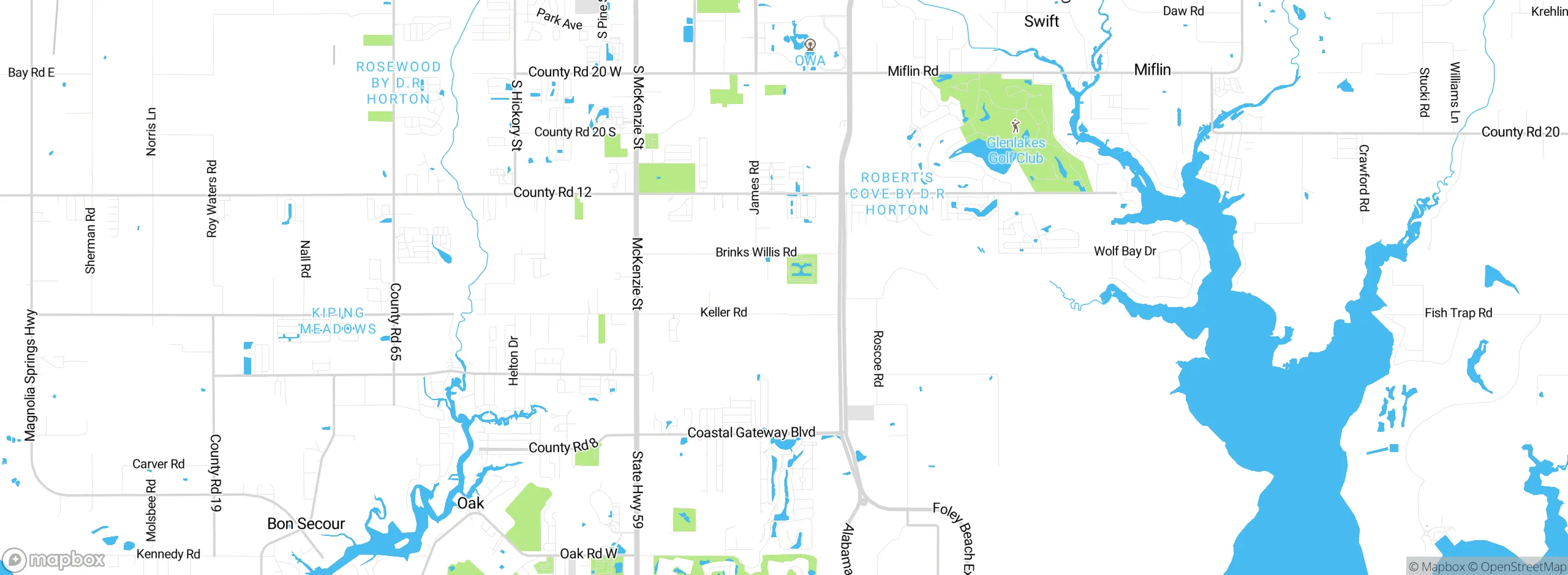 Map showing approximate location