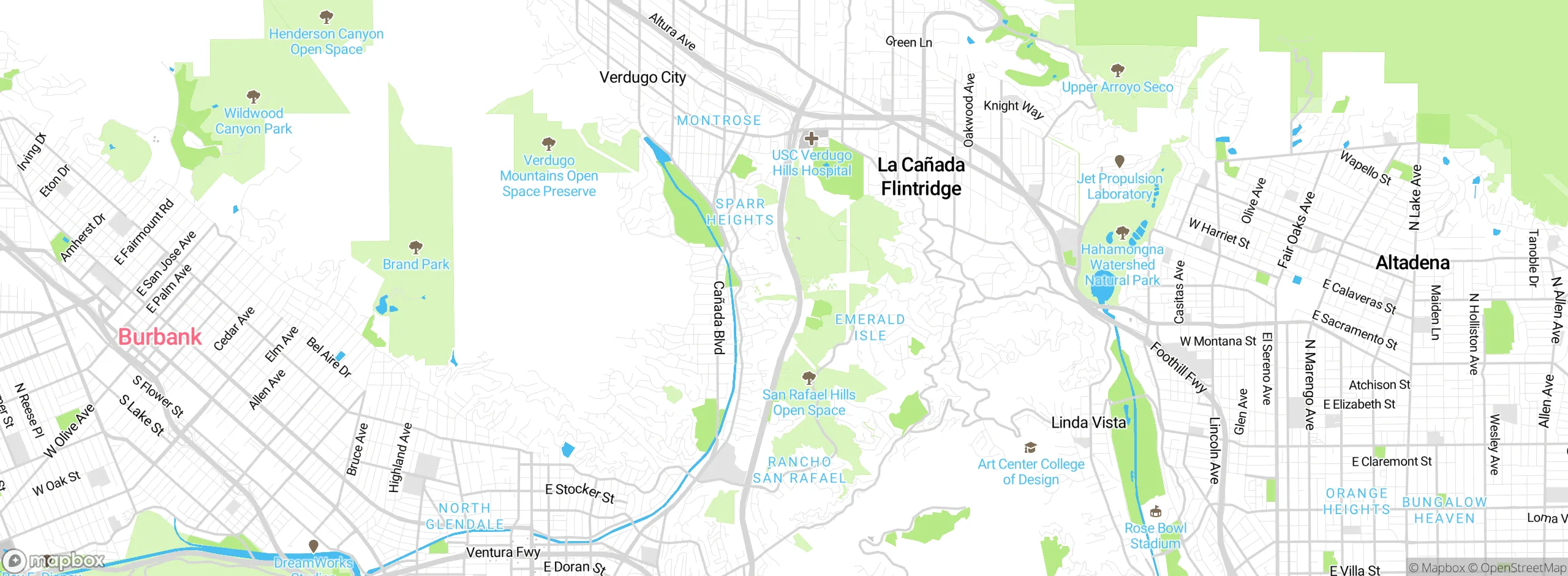 Map showing approximate location