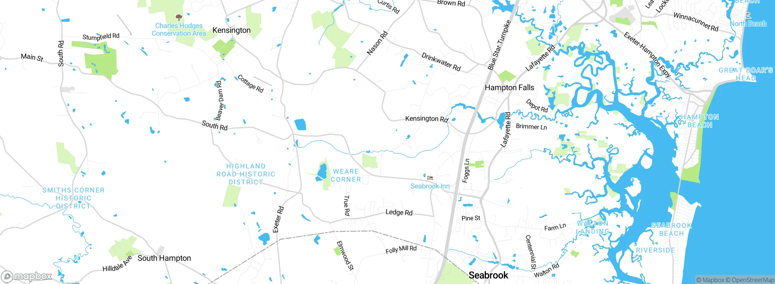 Map showing approximate location