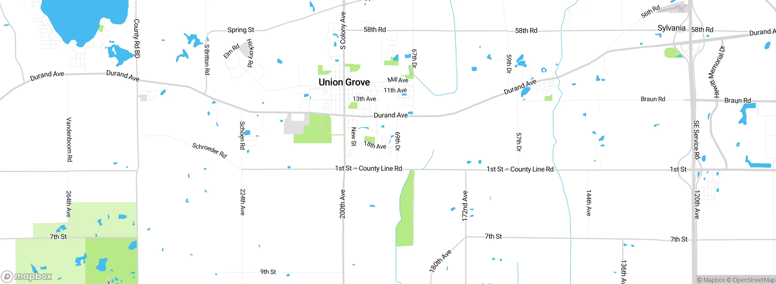 Map showing approximate location