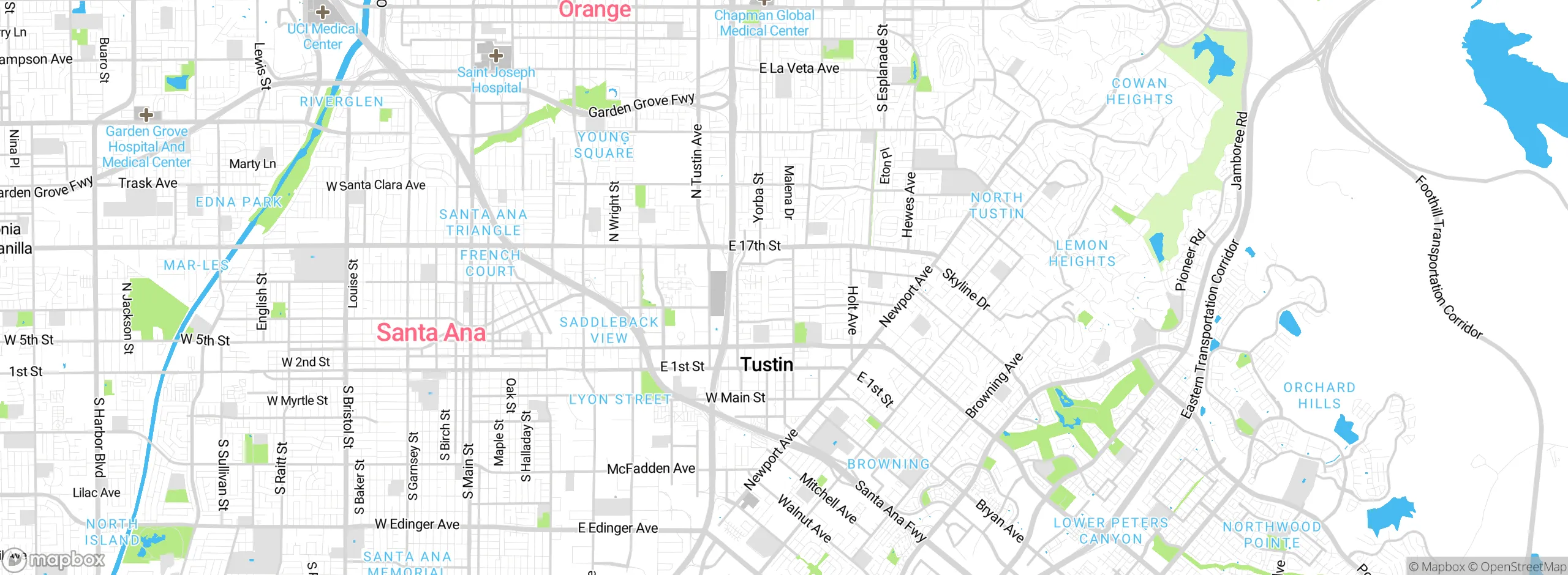 Map showing approximate location
