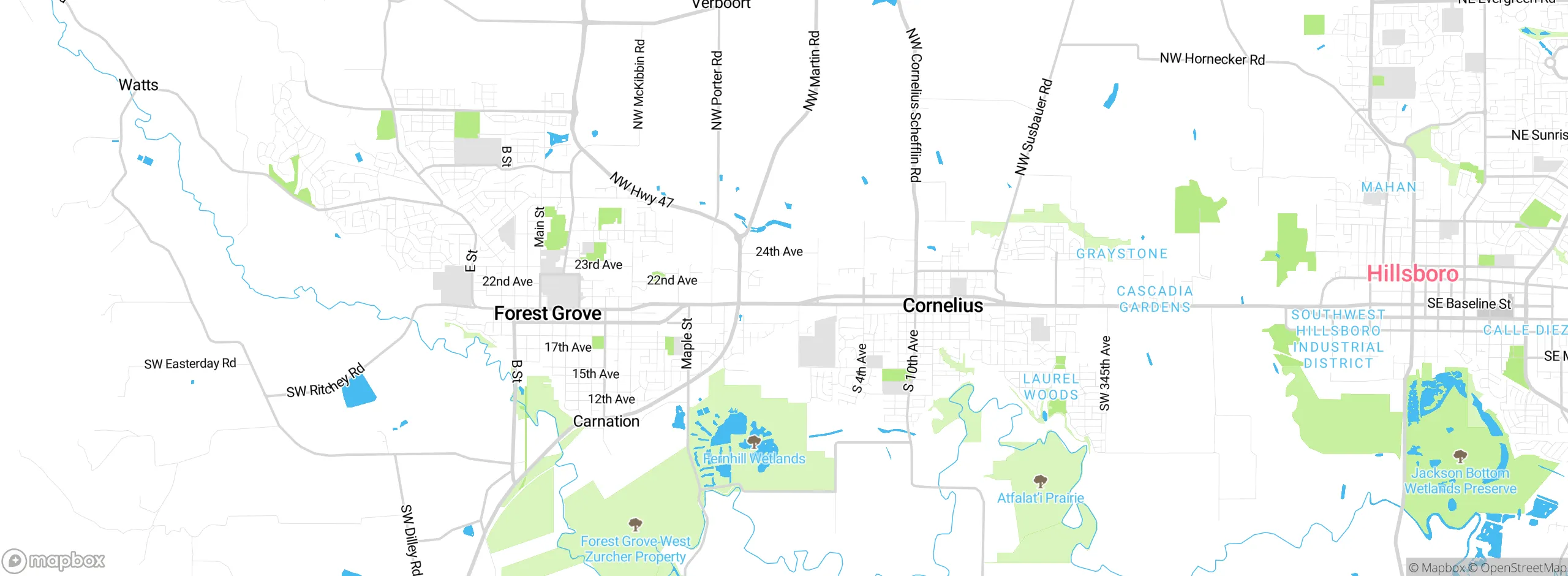Map showing approximate location