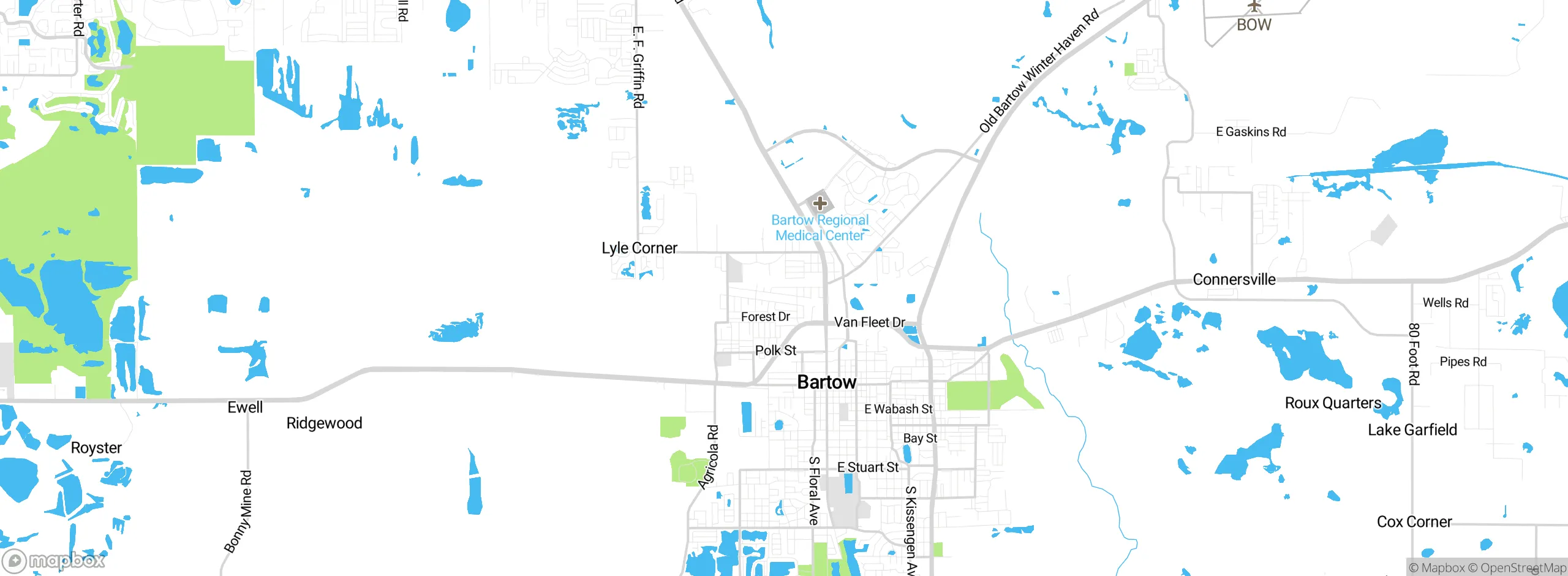 Map showing approximate location