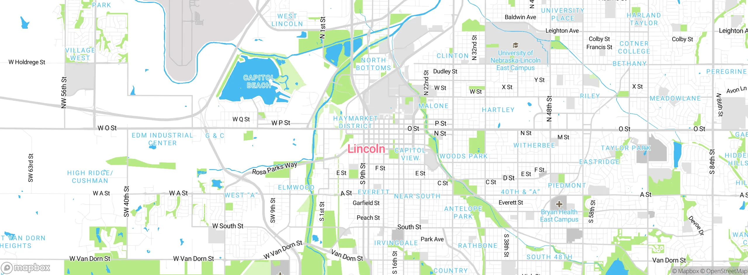 Map showing approximate location