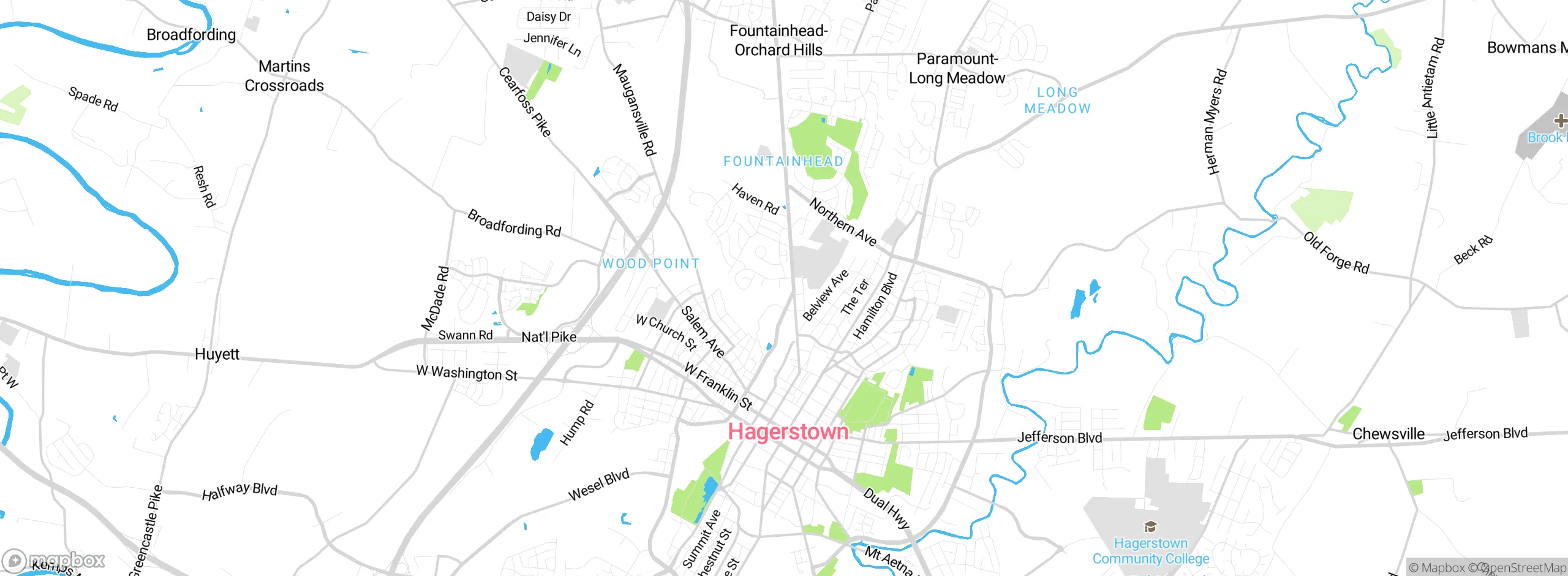 Map showing approximate location