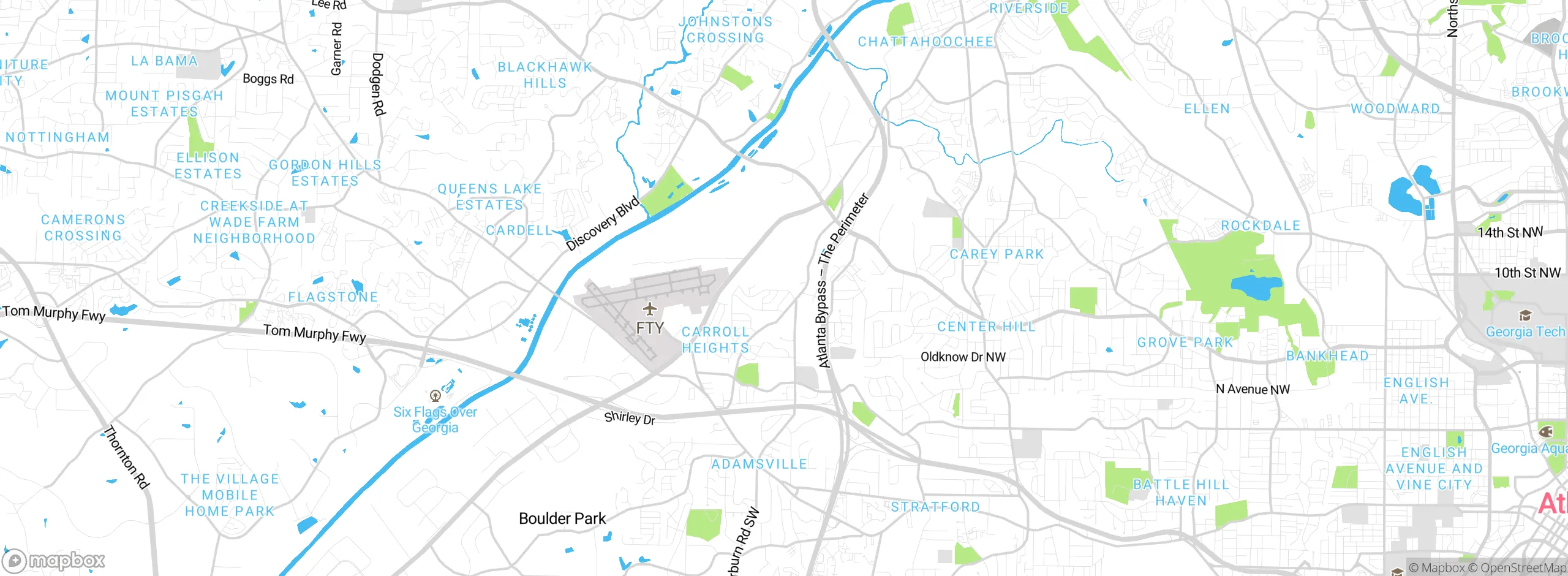 Map showing approximate location