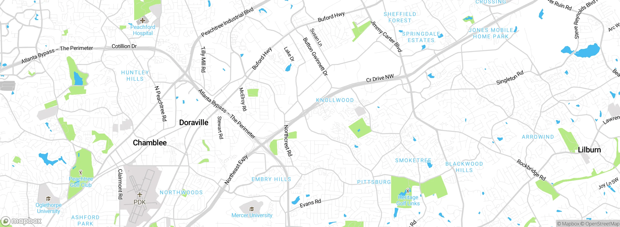 Map showing approximate location