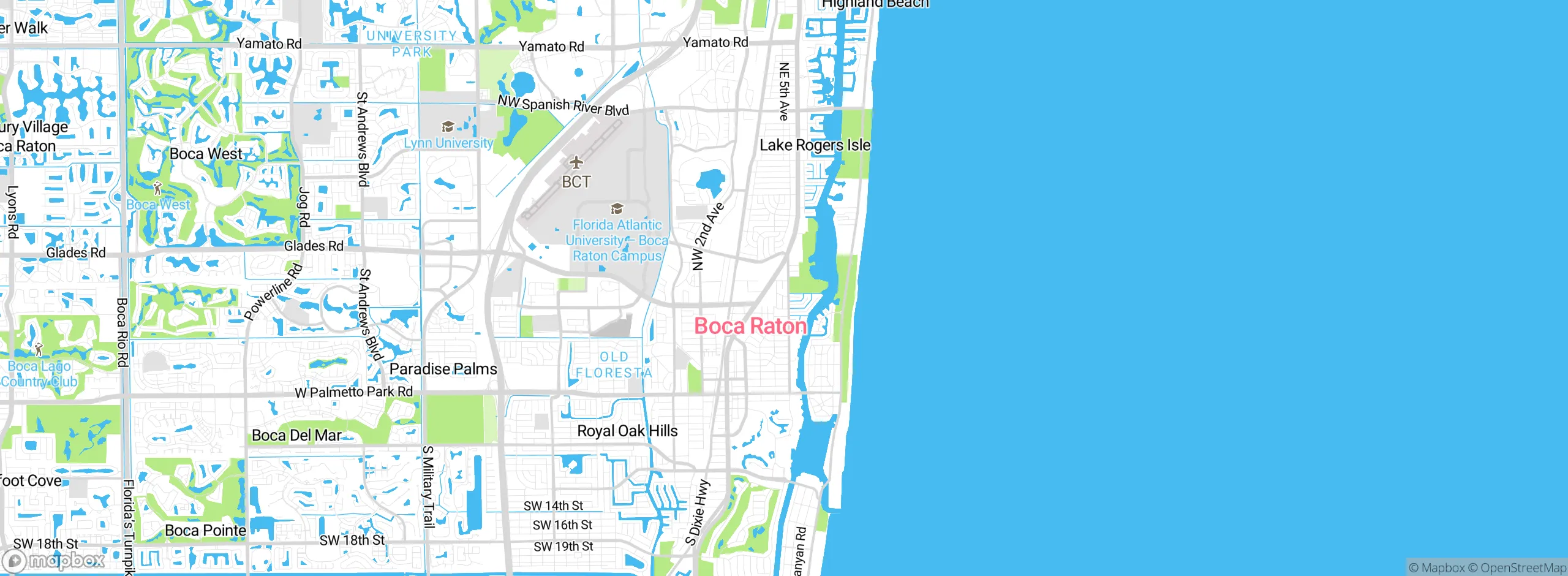Map showing approximate location