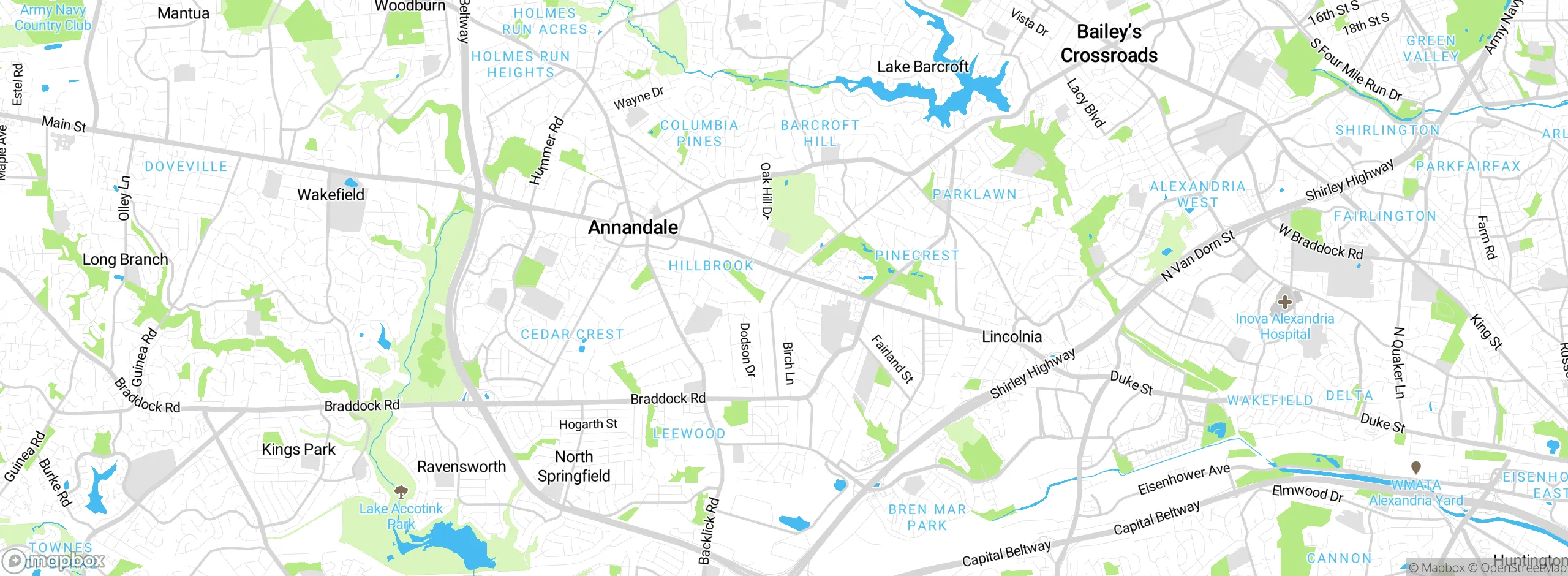 Map showing approximate location