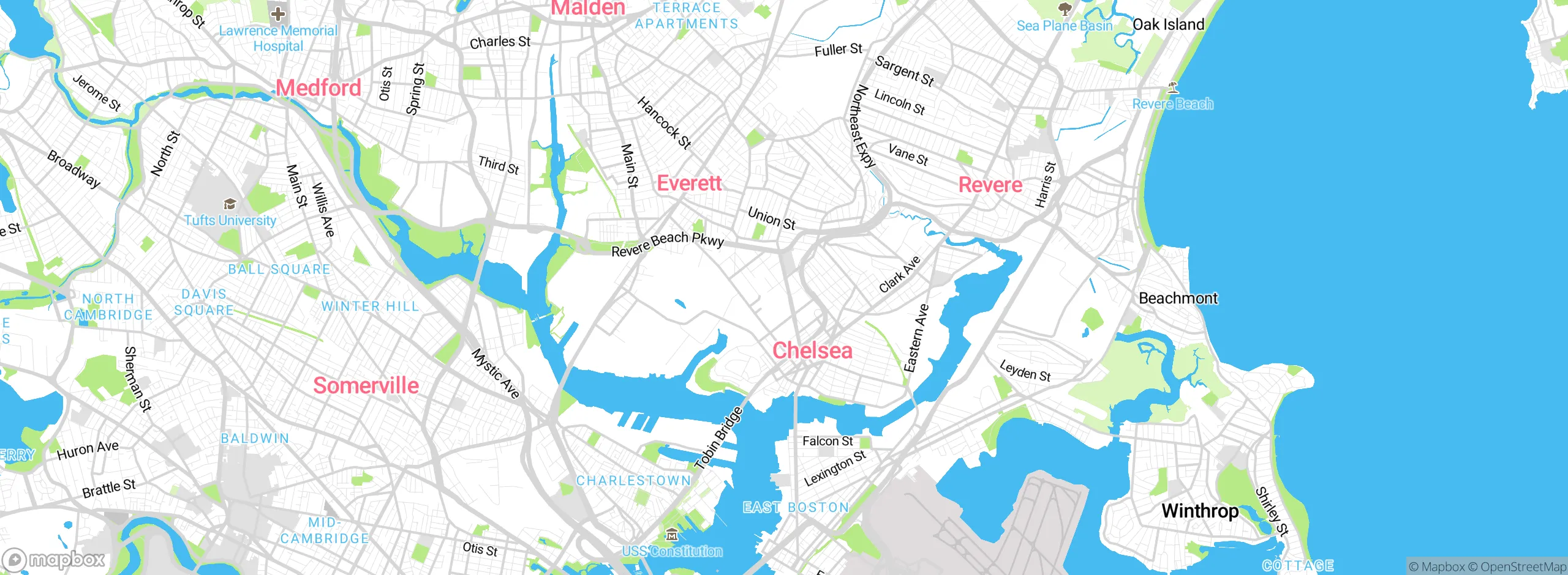 Map showing approximate location