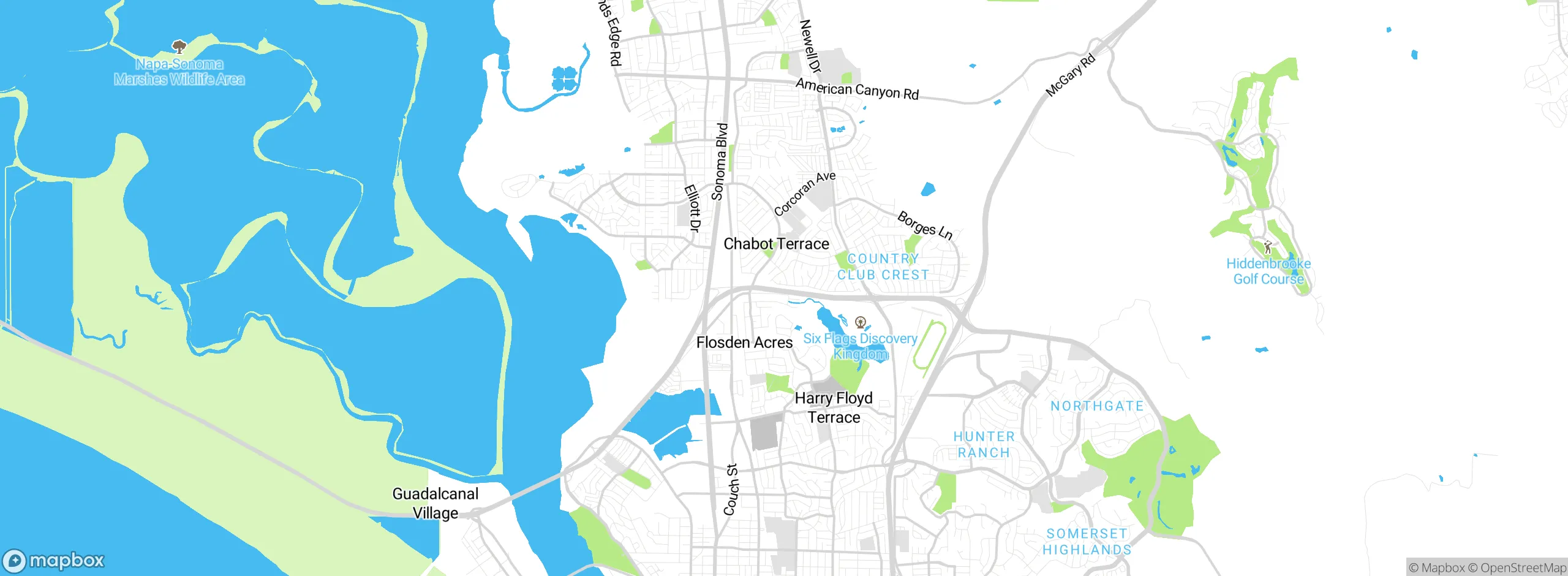 Map showing approximate location