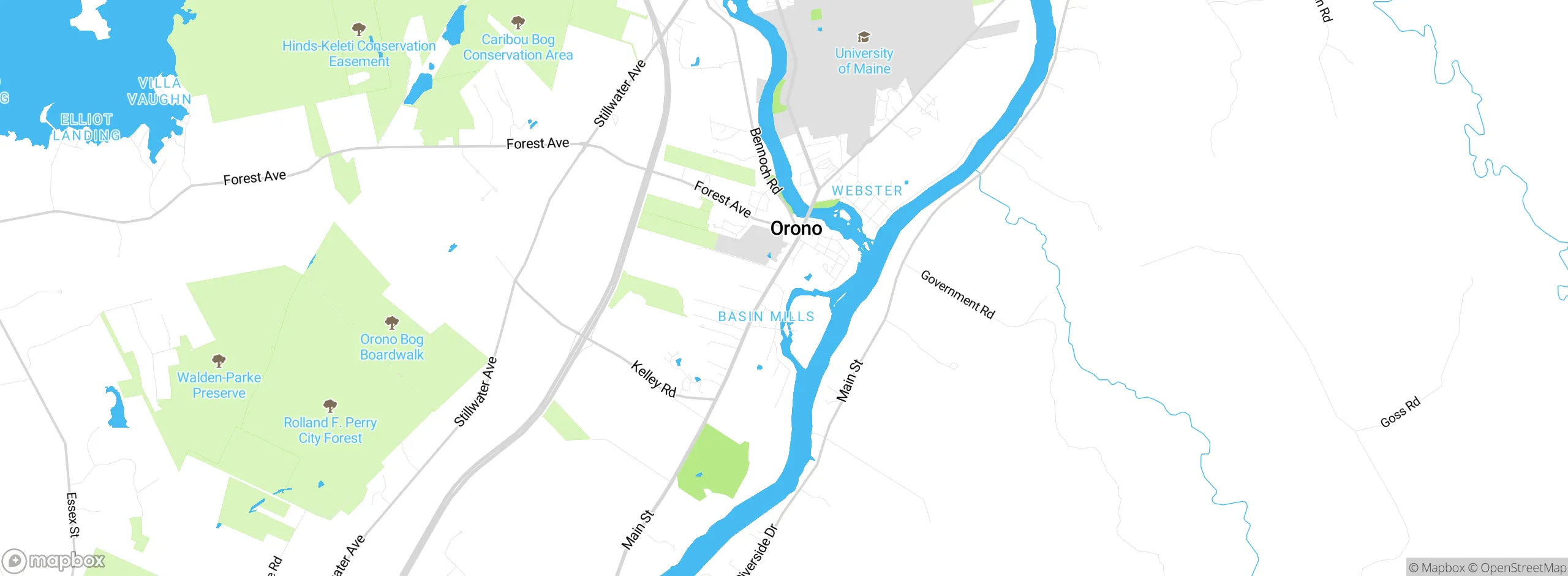 Map showing approximate location