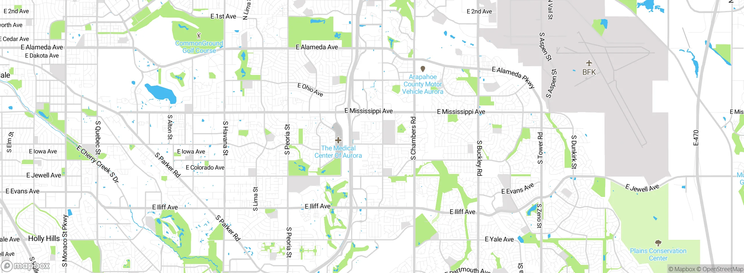 Map showing approximate location