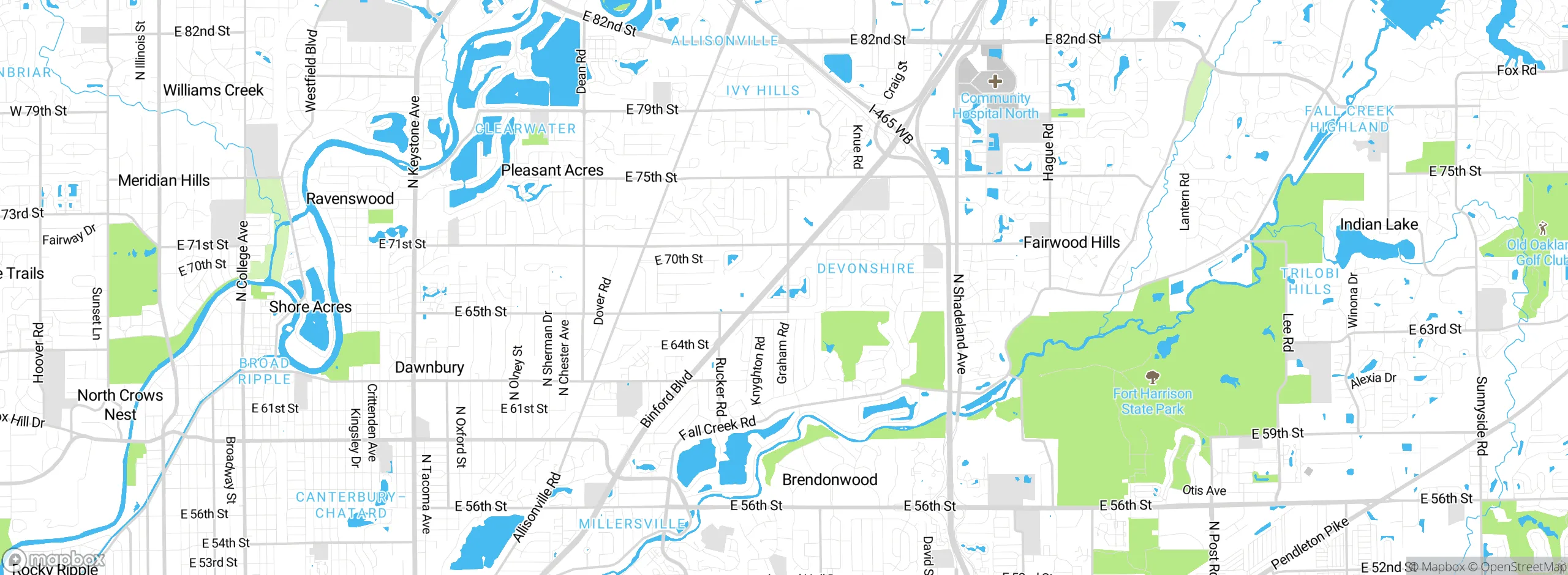 Map showing approximate location