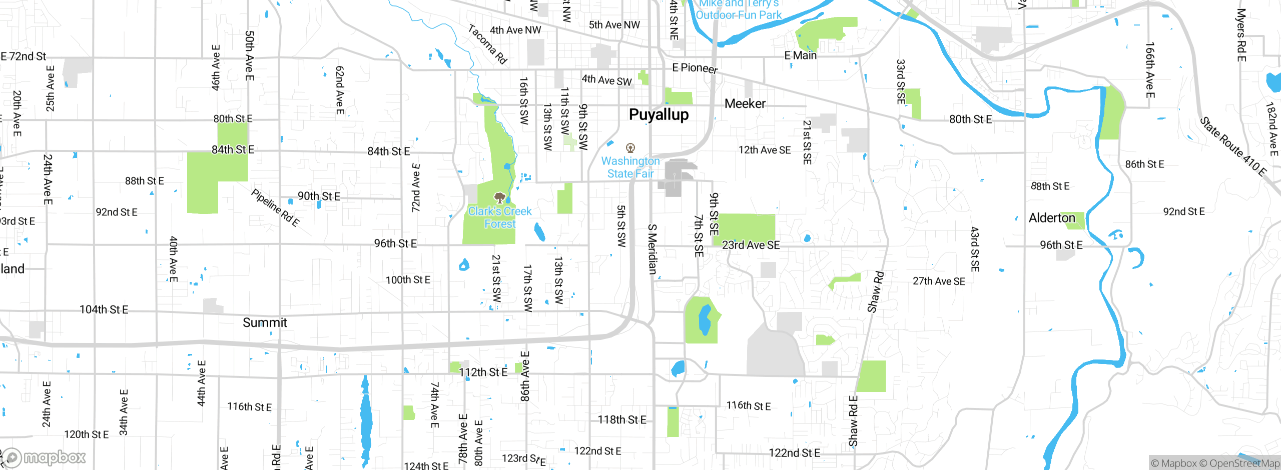 Map showing approximate location