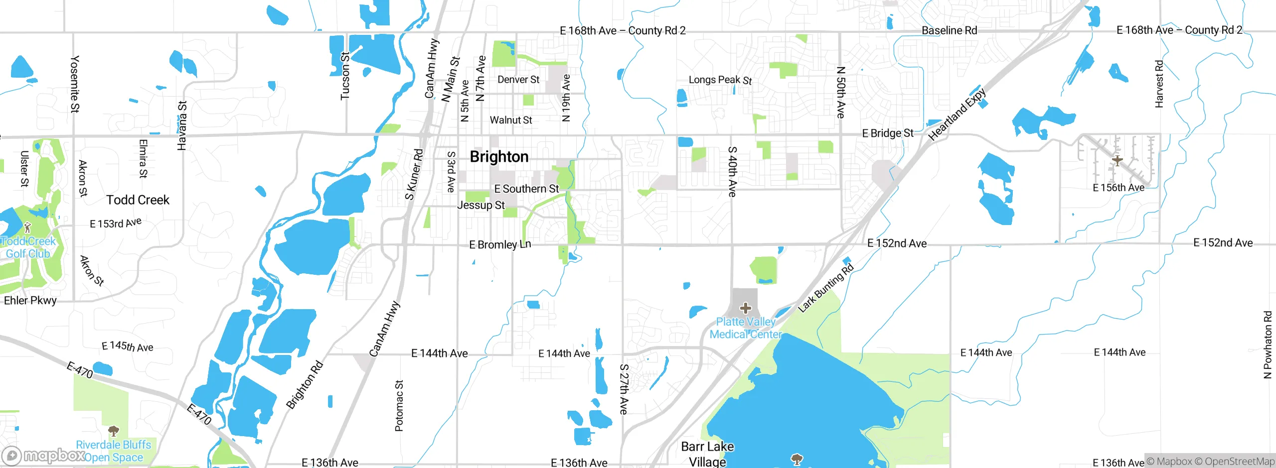 Map showing approximate location